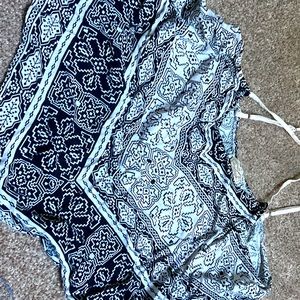 Eyelash Couture crop tank top